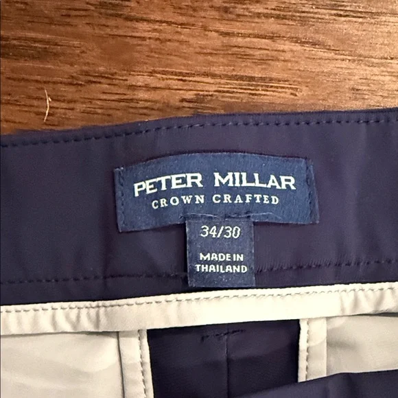PETER MILLAR WORN ONCE - Men's Navy Blue Pants. Stretchy fabric , more skinny - Picture 2 of 13